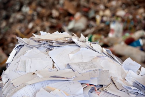 Types of waste handled in Whitechapel